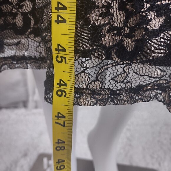 I.N. Studio Black Dress with Gold Overlay Cocktail, Evening Dress Size 14 (NWT) - Picture 6 of 13